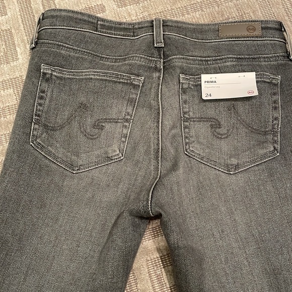 NWT: Grey AG Adriano Goldschmeid Prima Cigarette Leg jeans Size 24 - Picture 5 of 15